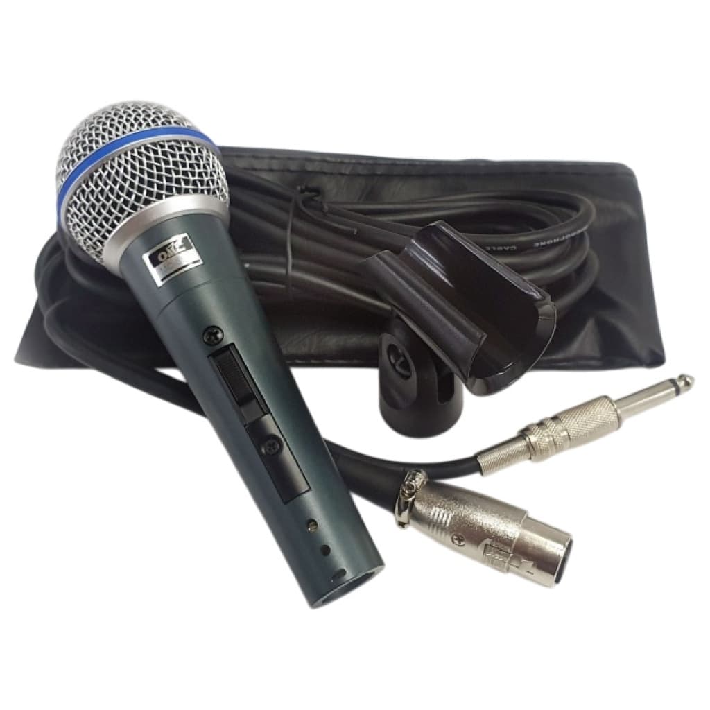 Micrófono dinámico cardioide GM-555 excelente calidad + funda