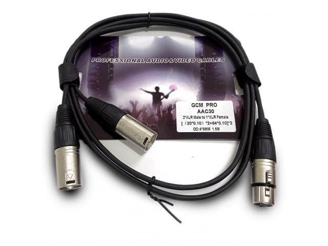 CABLE CANON SPLITTEADO XLR
